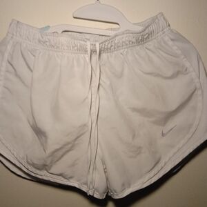Nike White Athletic Shorts